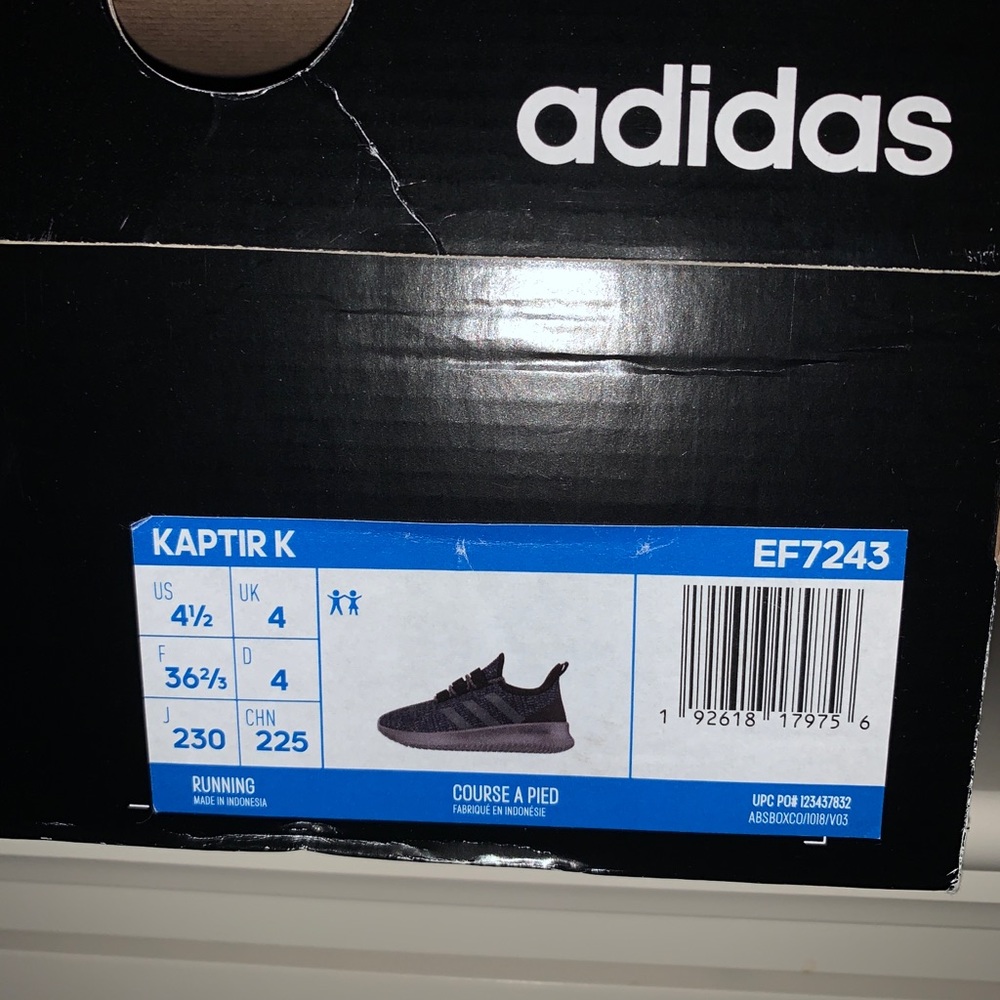 boys adidas running sneakers - Picture 1 of 4